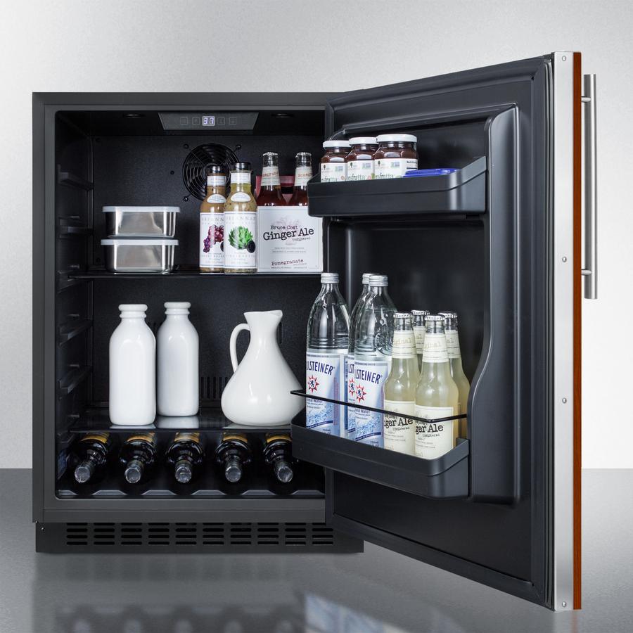 SUMMIT AL54IF Built-in Undercounter Ada Compliant All-refrigerator With PANEL-REA...