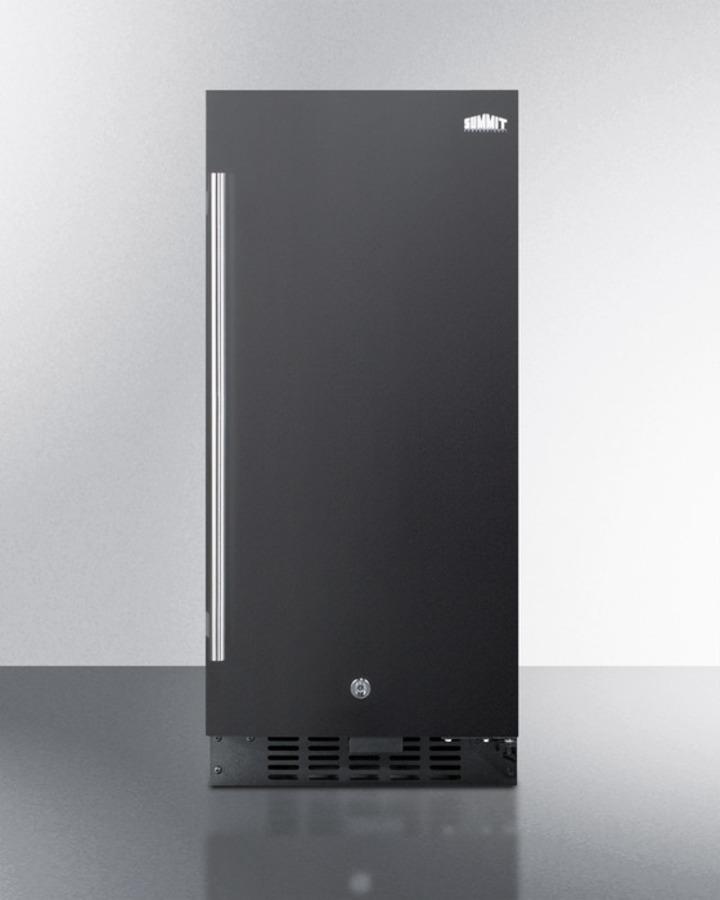 SUMMIT FF1532B 15"" Wide All-refrigerator for Built-in or Freestanding Use, With DI...