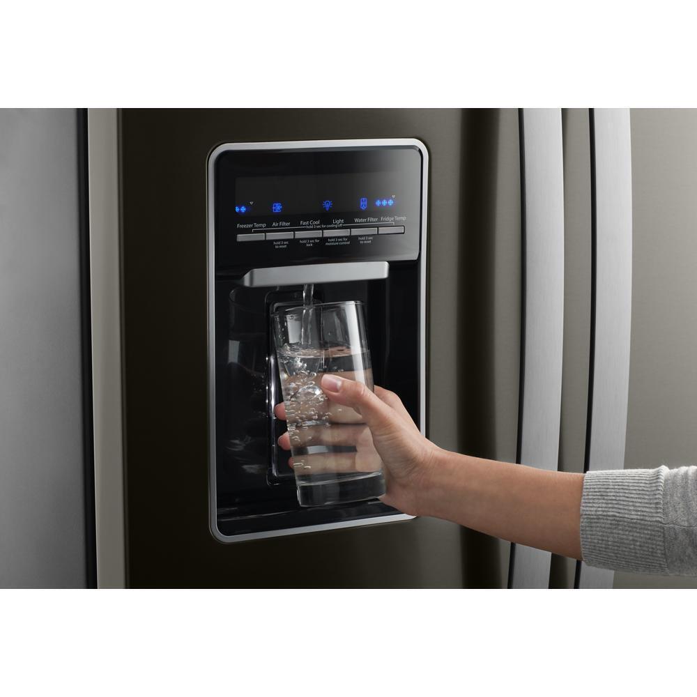 WHIRLPOOL WRF560SEHV Whirlpool 30-inch Wide French Door Refrigerator - 20 Cu. Ft.
