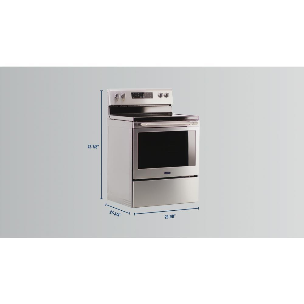 MAYTAG MER7700LZ Maytag Electric Range With Air Fryer and Basket - 5.3 Cu. Ft.