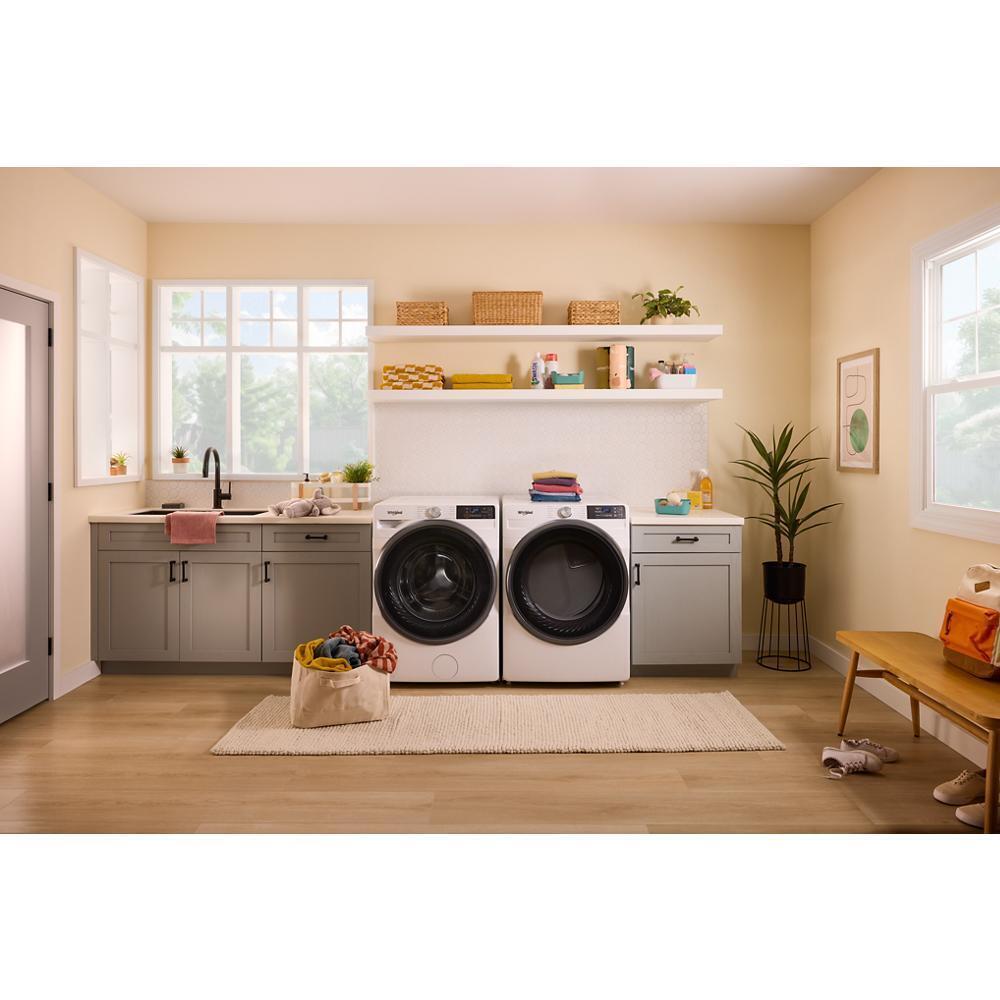 WHIRLPOOL WGD5720RW 7.4 Cu. Ft. Smart Front Load Energy Star Gas Dryer With Wrinkle ...