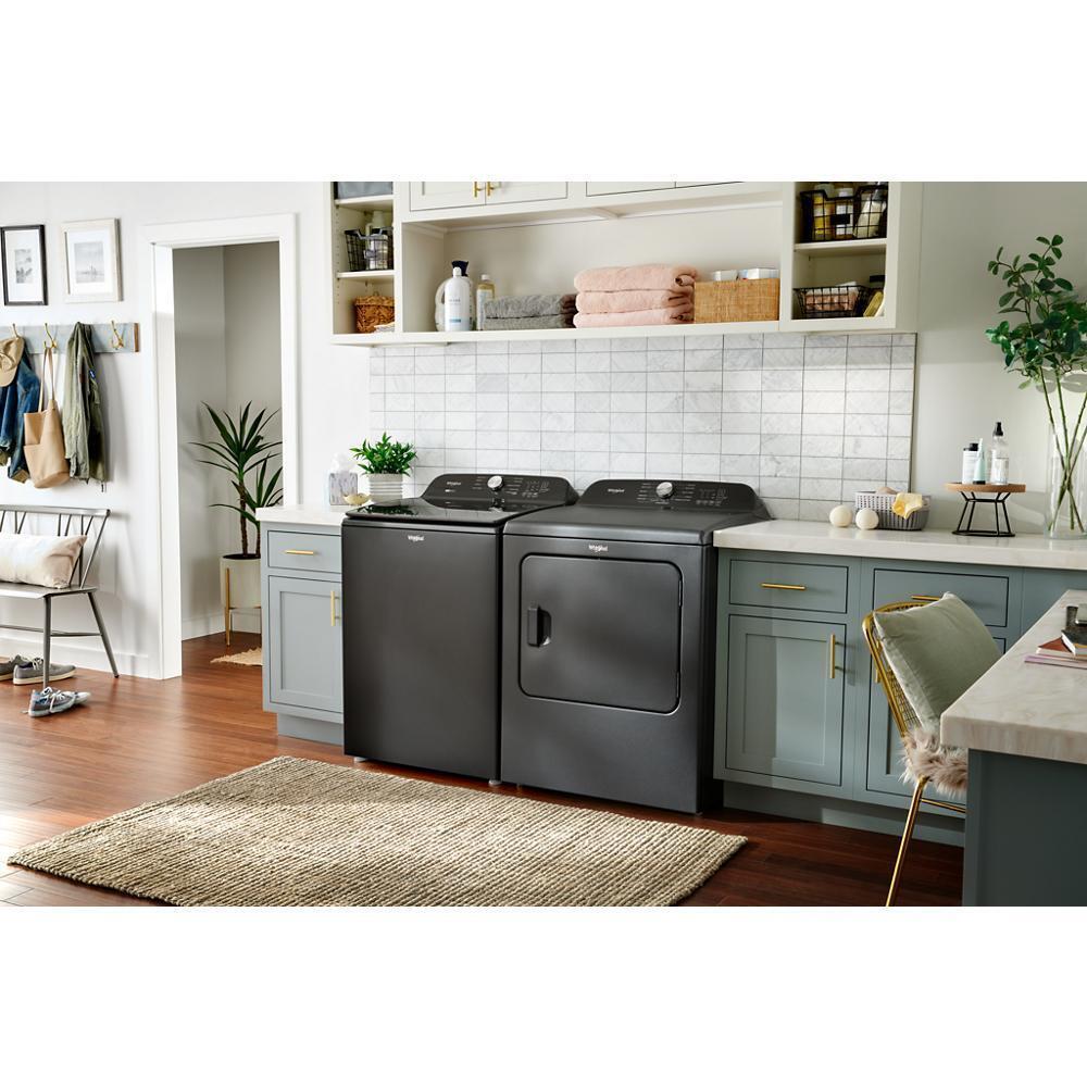WHIRLPOOL WGD6150PW 7.0 Cu. Ft. Whirlpool Top Load Gas Dryer With Moisture Sensor