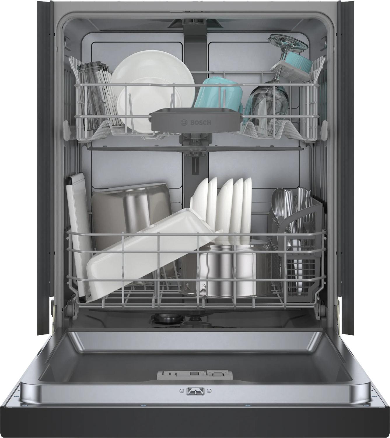 BOSCH SHE3AEM6N Bosch 100 Series Dishwasher 24"" Black