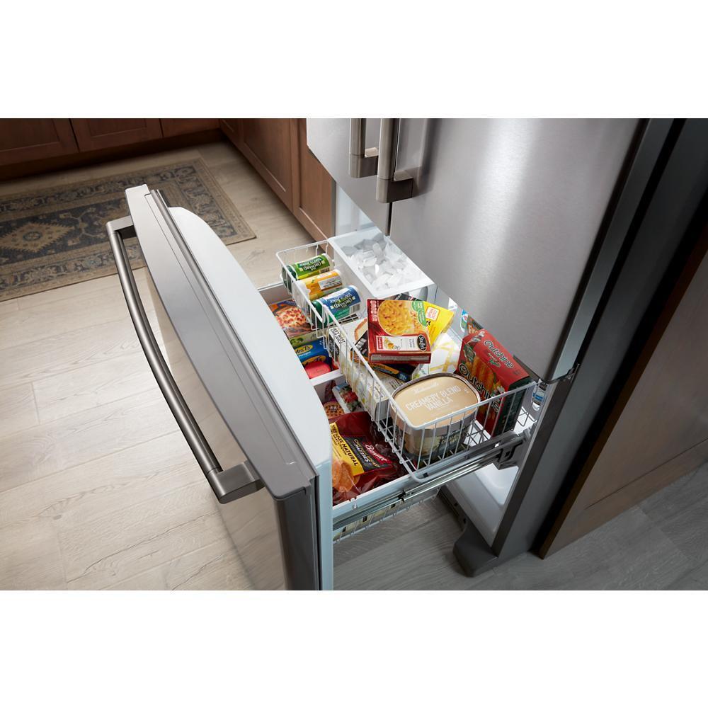 MAYTAG MRFF4236RZ Maytag 36 Inch Wide French Door Bottom Mount Refrigerator With M...