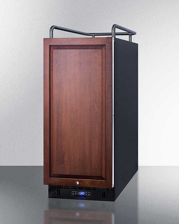 SUMMIT SBC15NKIF 15"" Wide, Built-in, Commercially Listed Kegerator, Auto Defrost WIT...