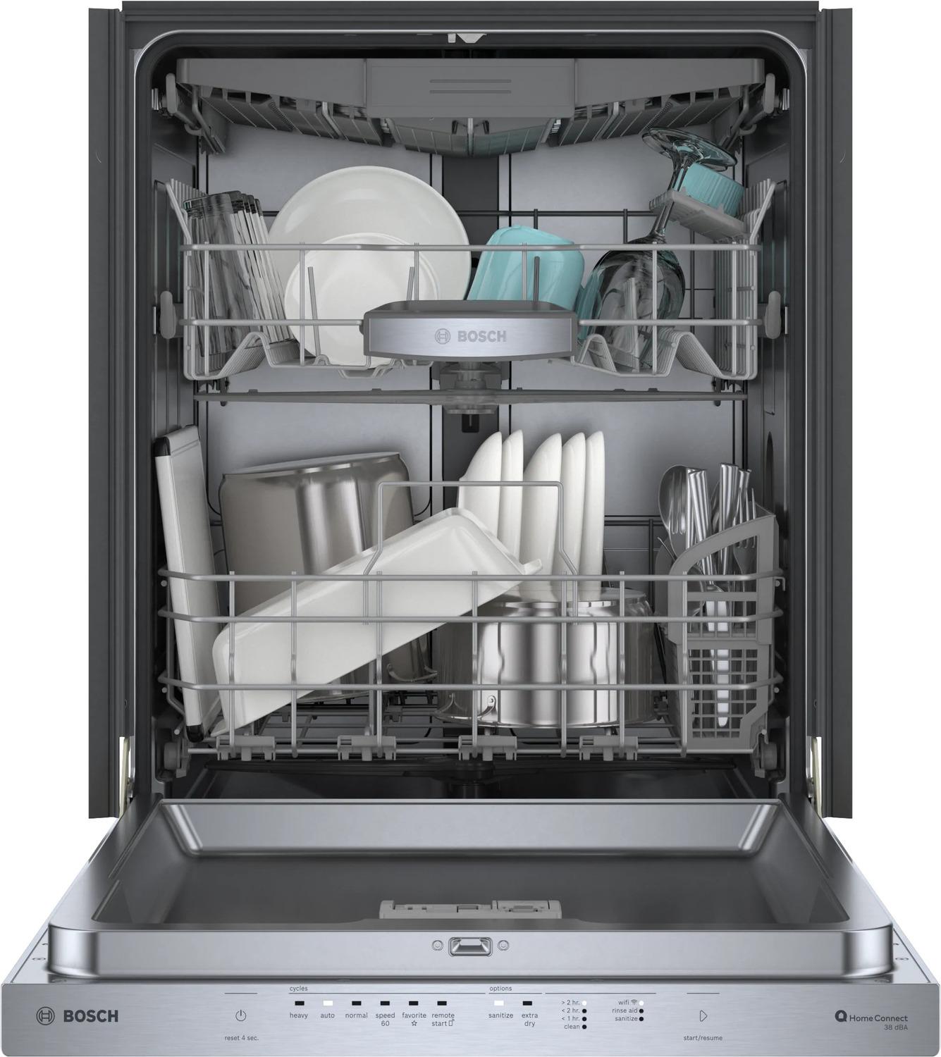 BOSCH SHP95CM5N Bosch 500 Series Dishwasher 24"" Stainless Steel Shp95cm5n