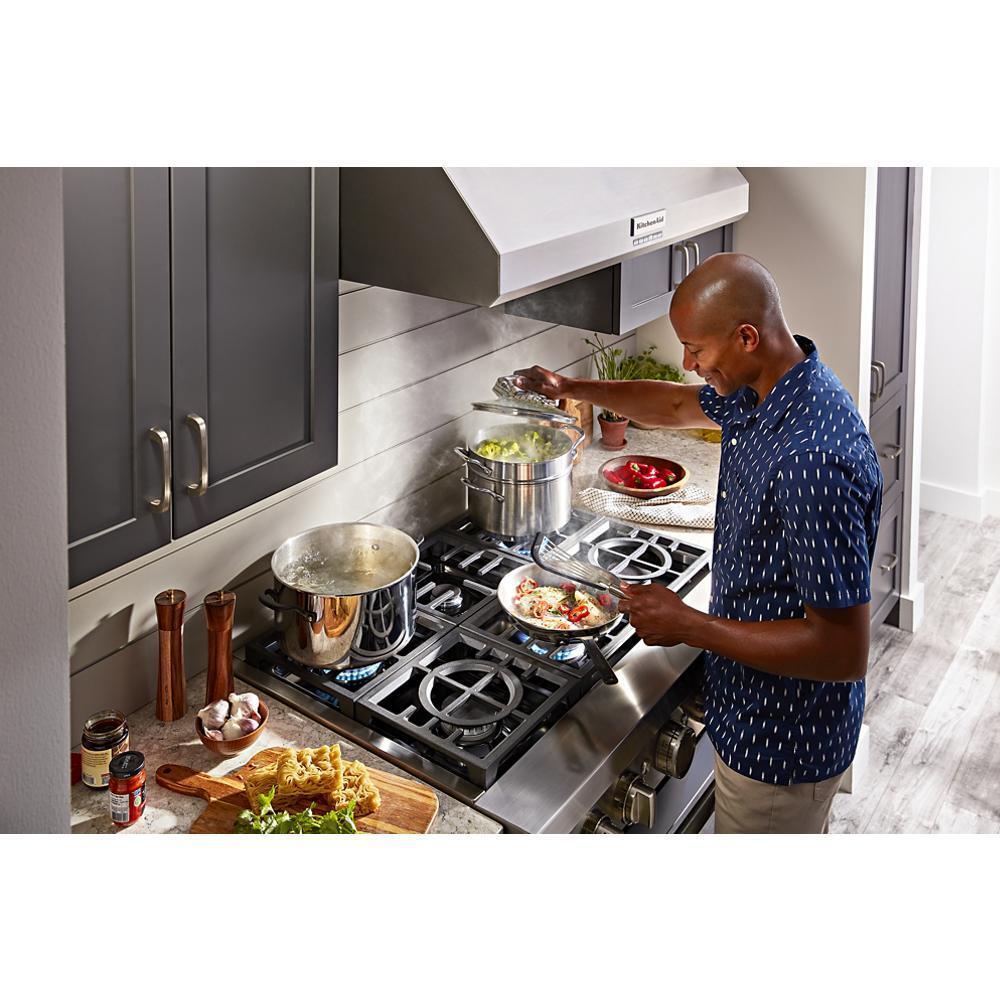 KITCHENAID KVWC906KSS 36"" 585 or 1170 Cfm Motor Class Commercial-style Wall-mount Canopy ...