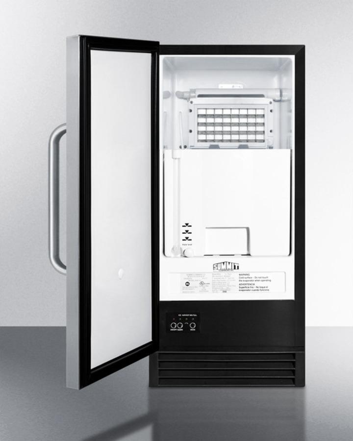 SUMMIT BIM44G 15"" Wide Built-in Undercounter Nsf-listed Icemaker With Automatic D...