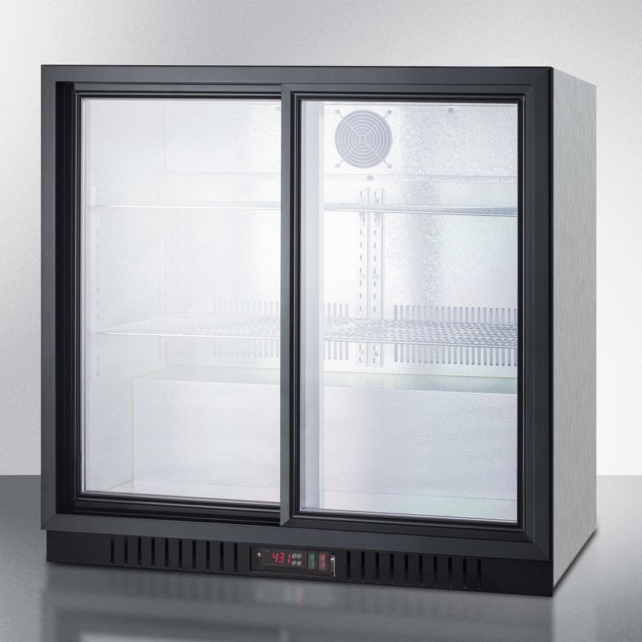 SUMMIT SCR700BCSS Commercial Back Bar Beverage Center for Freestanding Use, With SLID...