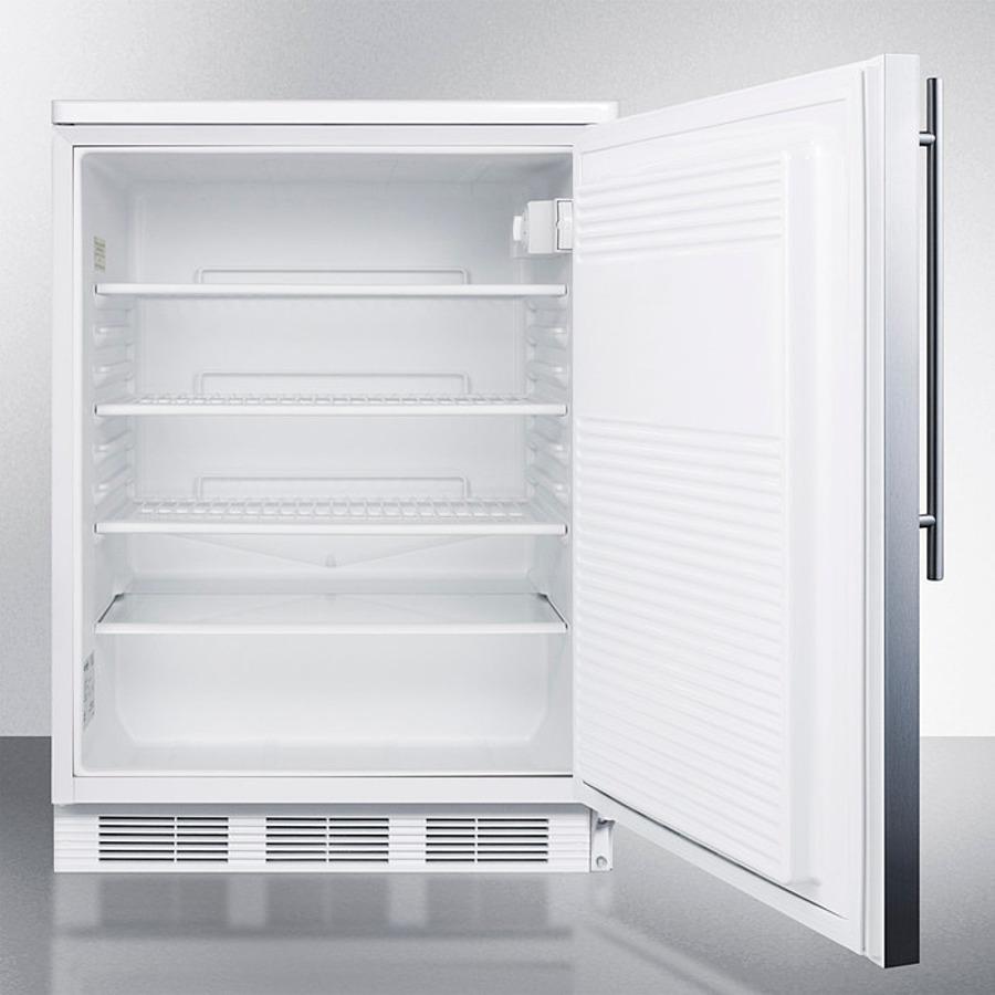 SUMMIT FF7LWSSHV Commercially Listed Freestanding All-refrigerator for General PURPO...