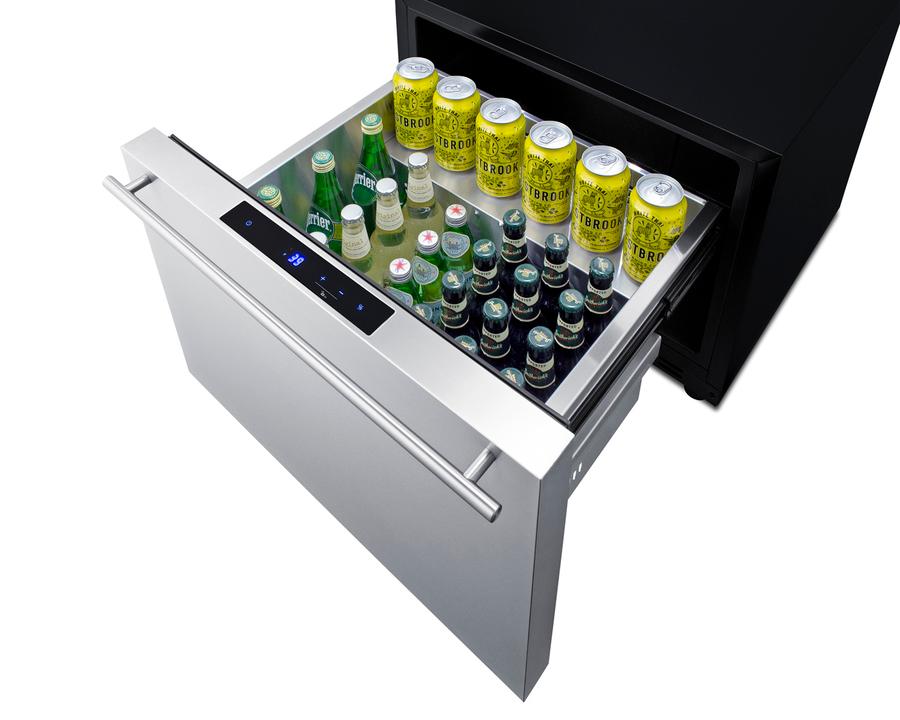 SUMMIT SDR24 Summit 24"" Wide Built-in Drawer Refrigerator