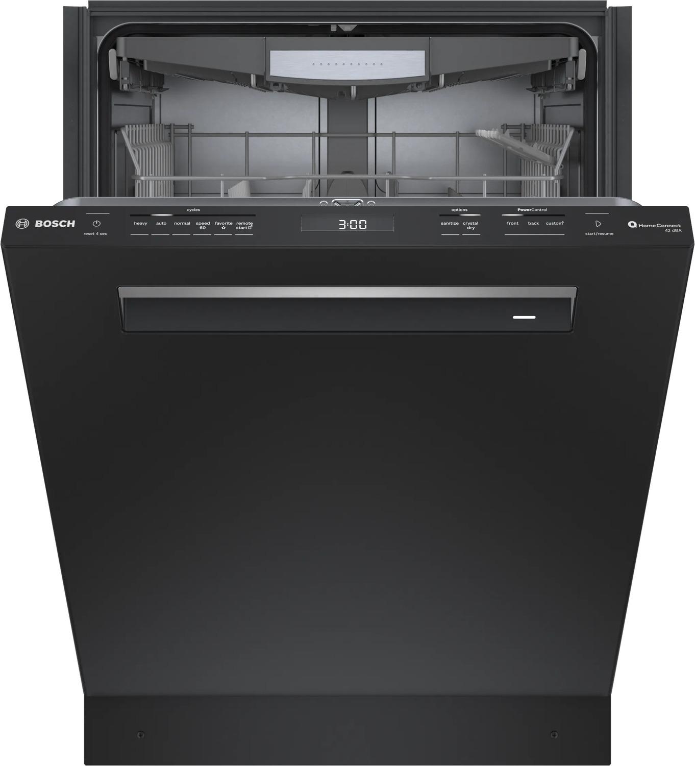 BOSCH SHP78CM6N Bosch 800 Series Dishwasher 24"" Black