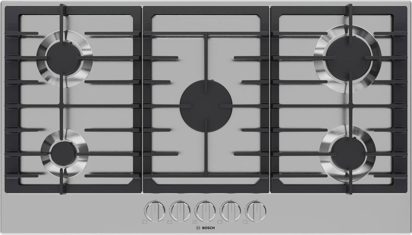 BOSCH NGM3650UC Bosch 300 Series Gas Cooktop Stainless Steel
