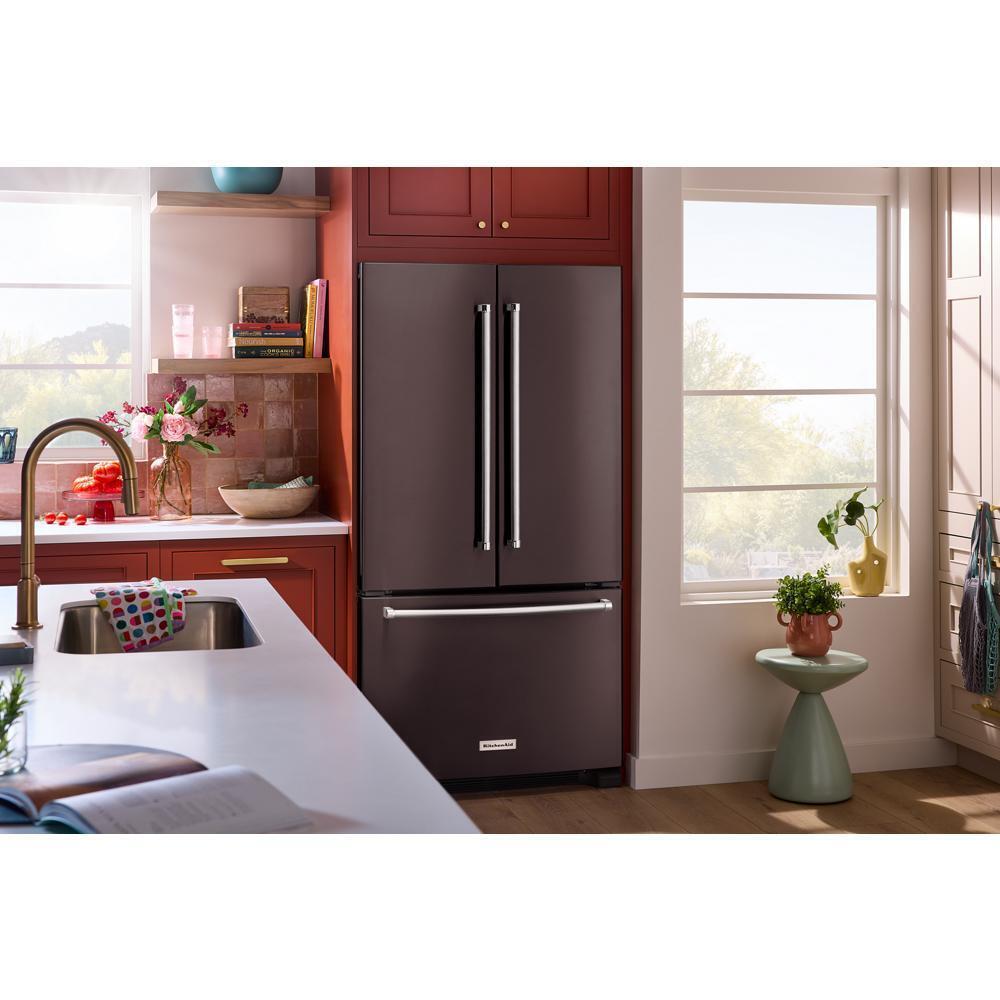 KITCHENAID KRFC136RBS 20 Cu. Ft. 36-inch Width Counter-depth French Door Refrigerator WIT...