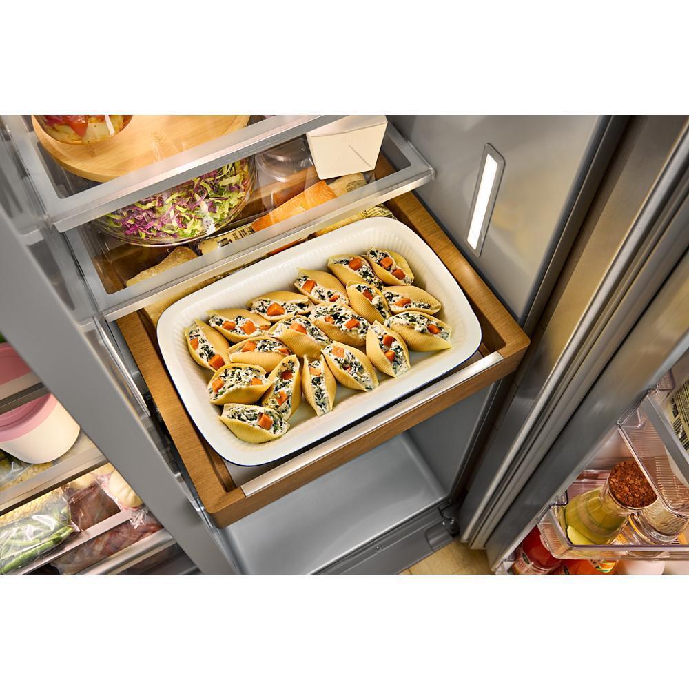 KITCHENAID KRSF536RPS 28.7 Cu. Ft. Side-by-side Refrigerator With Panoramic LED Lighting