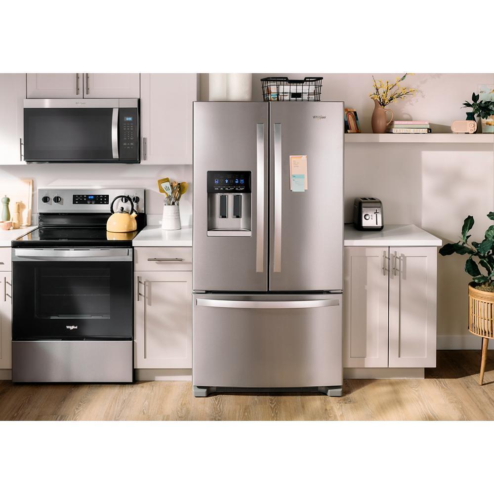 WHIRLPOOL WRFF3436RB Whirlpool 36-inch Wide French Door Bottom Mount Refrigerator