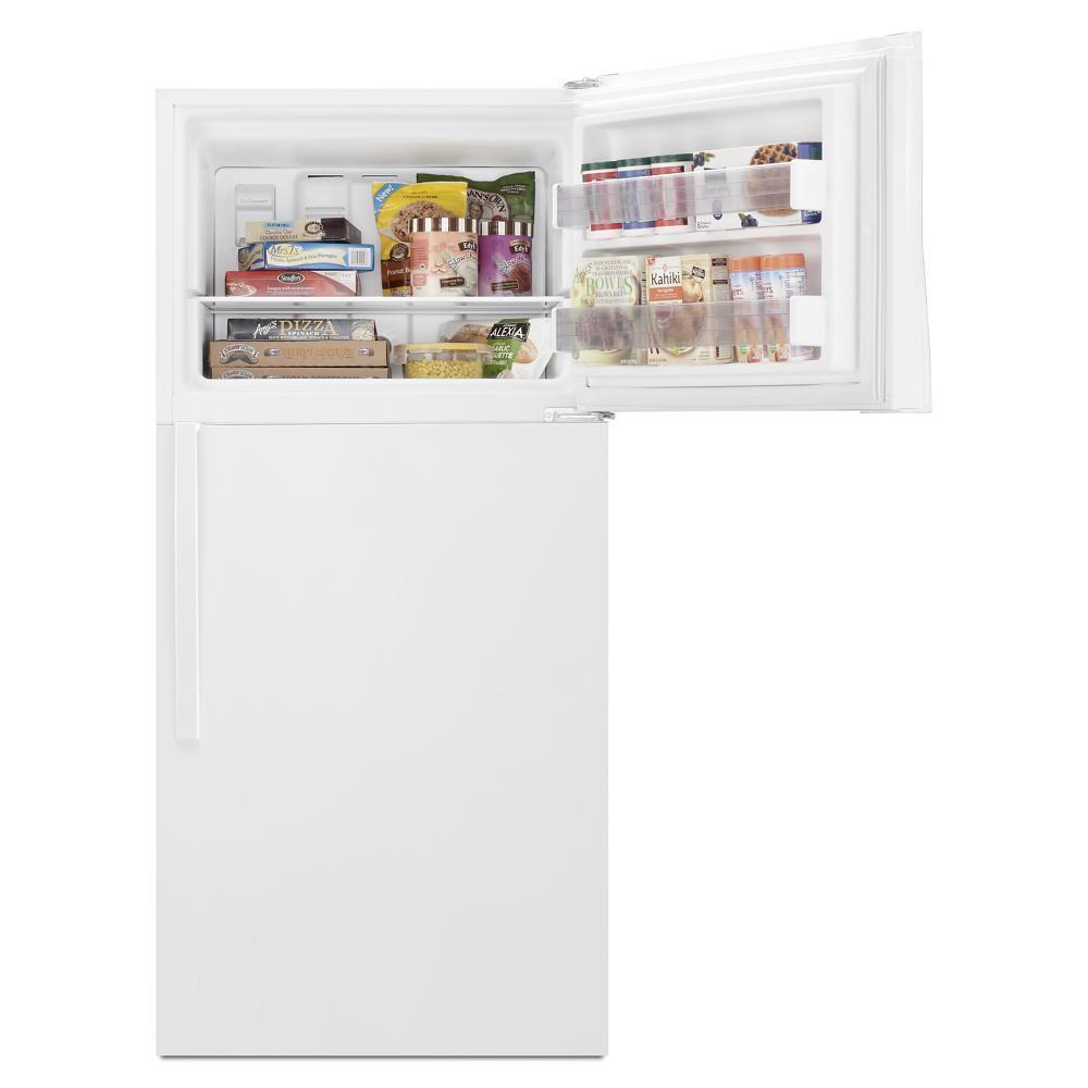 WHIRLPOOL WRT519SZDW White Whirlpool 30"" Wide Top-freezer Refrigerator With LED INTER...