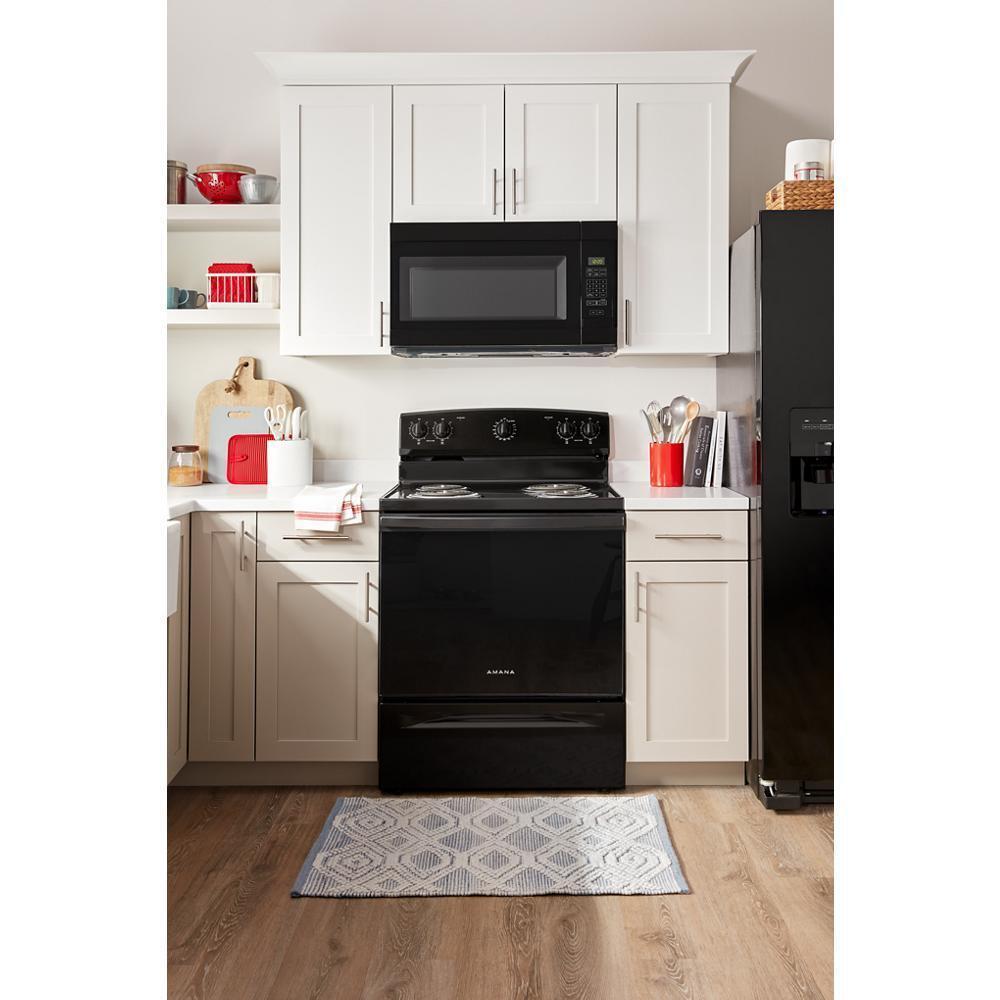 AMANA ACR4203MNB Amana 30-inch Electric Range With Easy-clean Glass Door