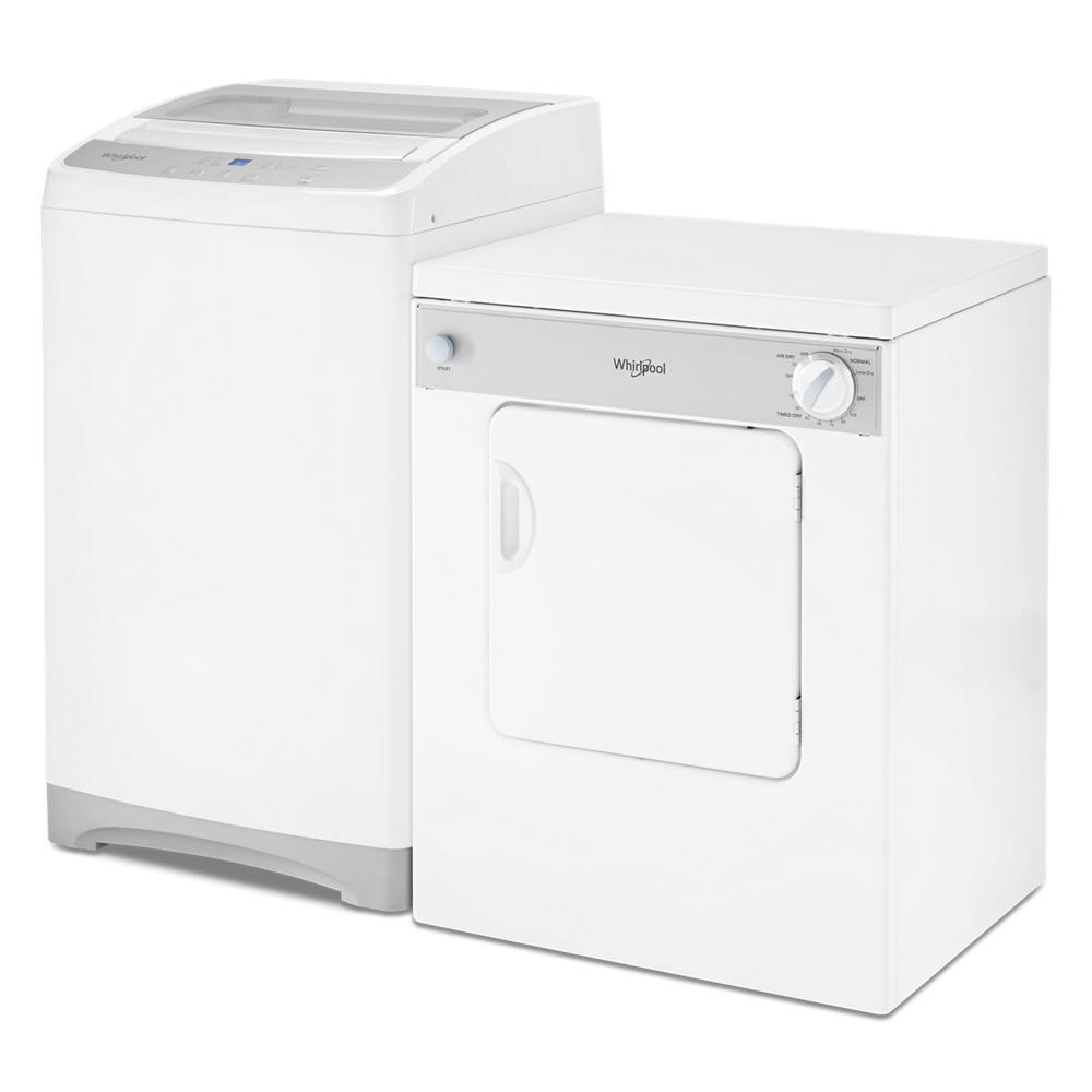 WHIRLPOOL WTW2000HW 1.6 Cu. Ft. Compact Top Load Washer With Flexible Installation