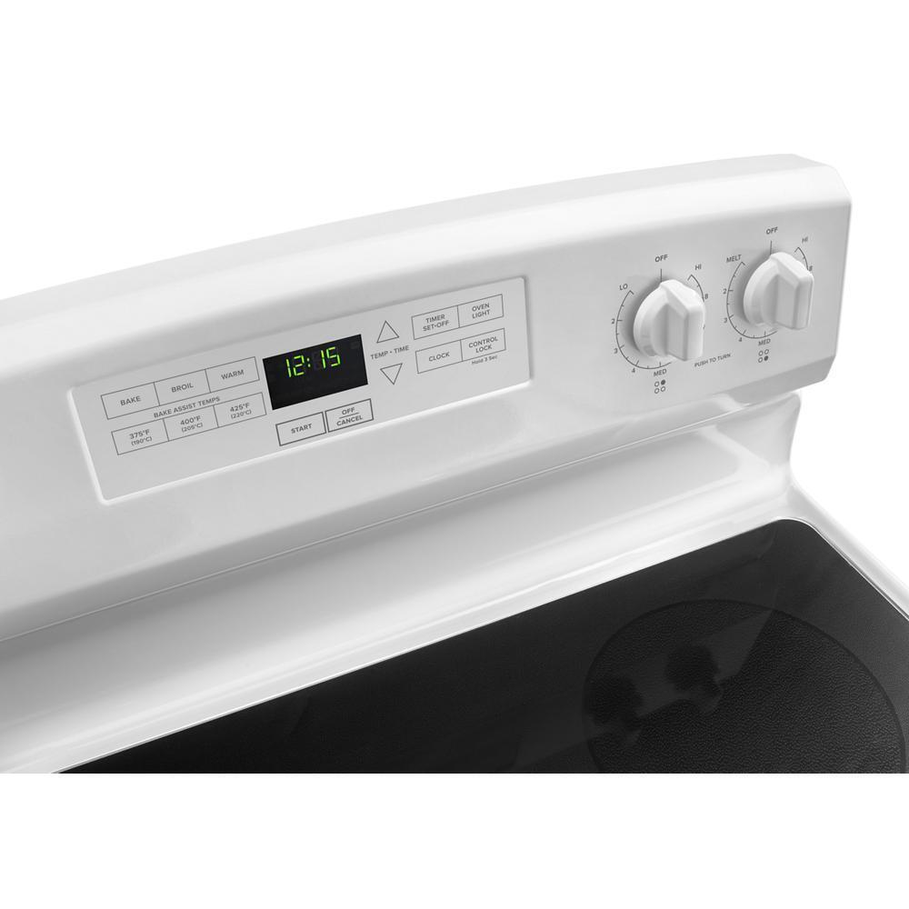 AMANA AER6303MFW 30-inch Amana Electric Range With Extra-large Oven Window - White