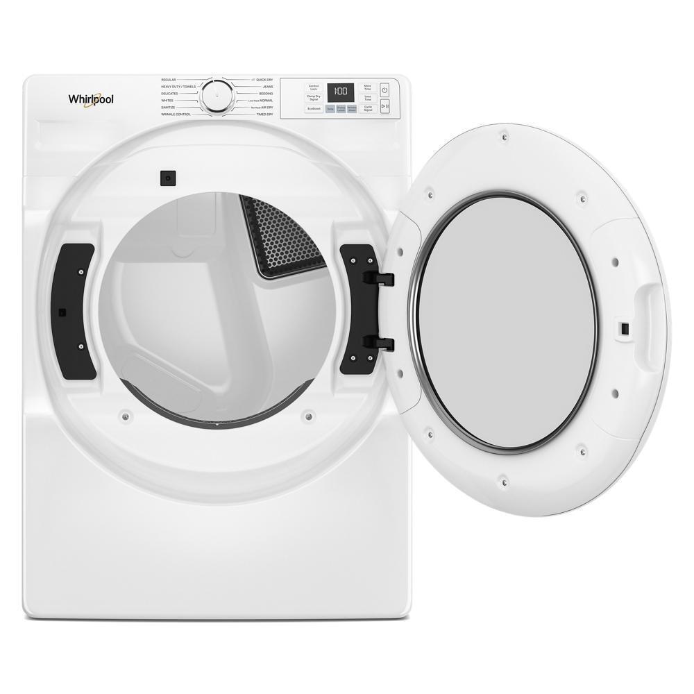 WHIRLPOOL WGD4720RW 7.4 Cu. Ft. Smart Front Load Energy Star Gas Dryer With Quick DR...