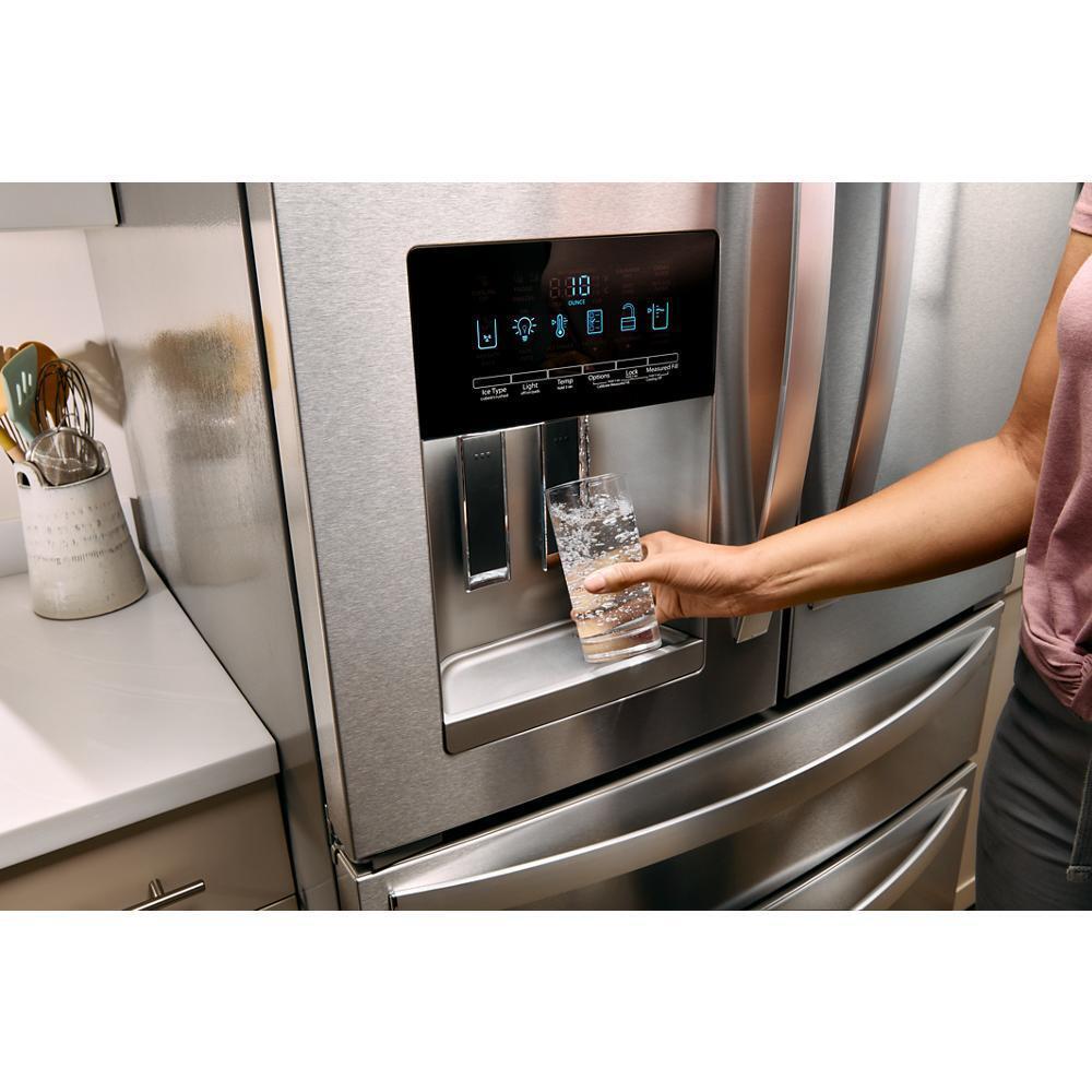 WHIRLPOOL WRMF3636RW Whirlpool 36-inch Wide French Door Bottom Mount Refrigerator