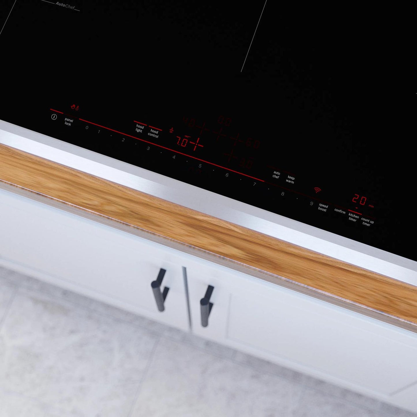 BOSCH NIT8660SUC 800 Series Induction Cooktop 36'' Black, Surface Mount Without FRAM...