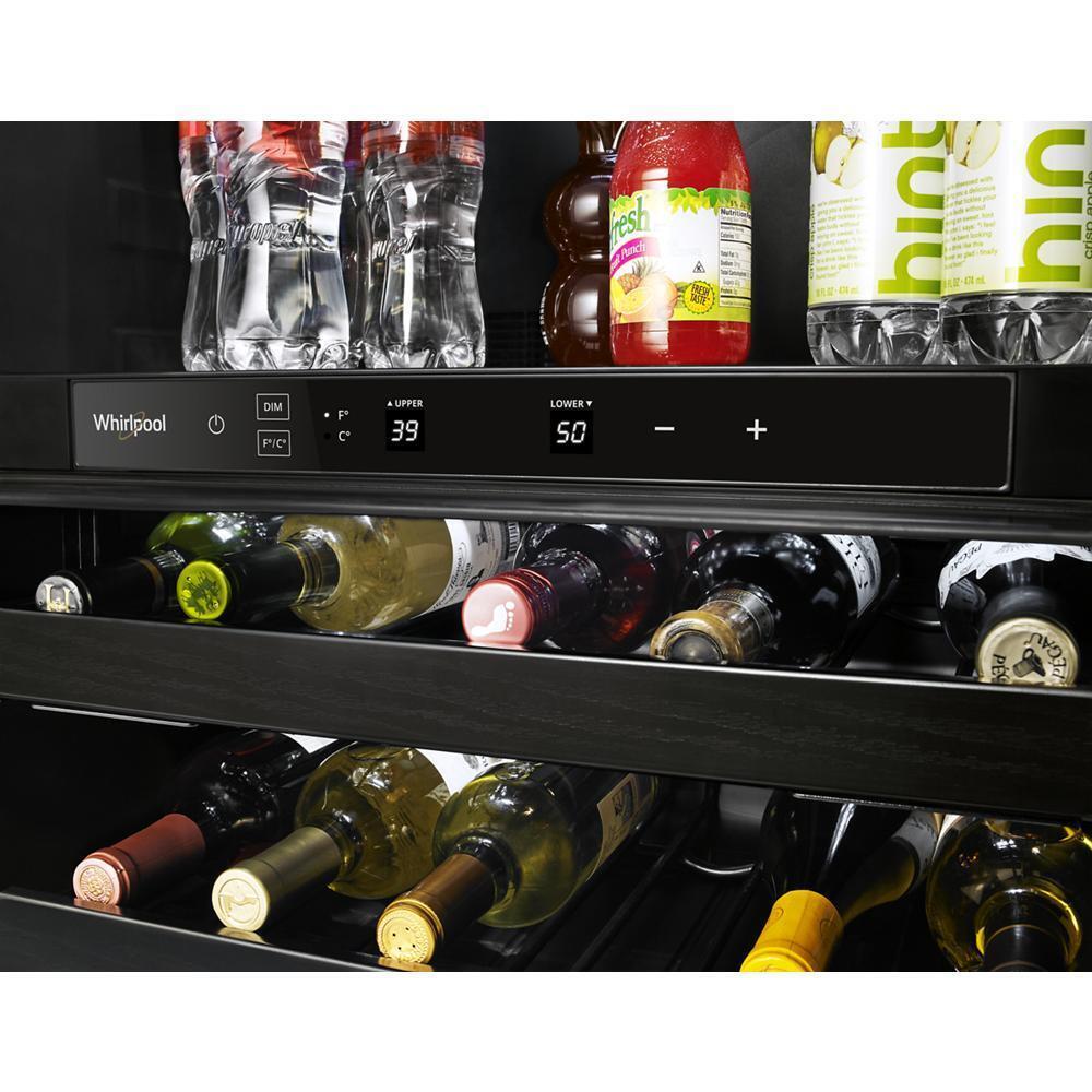 WHIRLPOOL WUB35X24HZ 24-inch Wide Undercounter Beverage Center With Towel Bar Handle- 5....