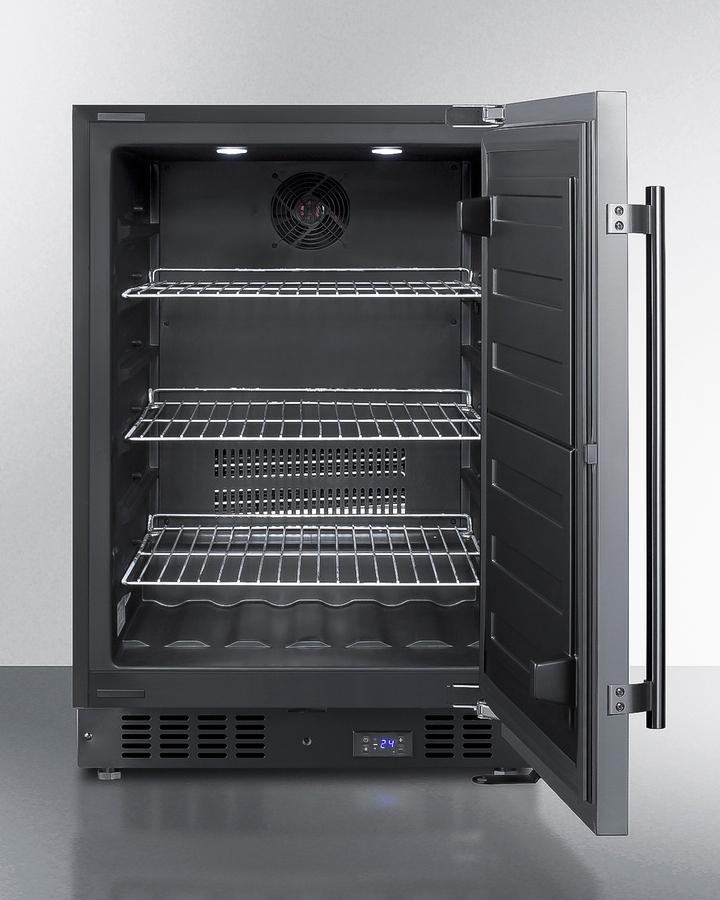 SUMMIT SCFF53BSS Frost-free Built-in Undercounter All-freezer for Residential or COM...
