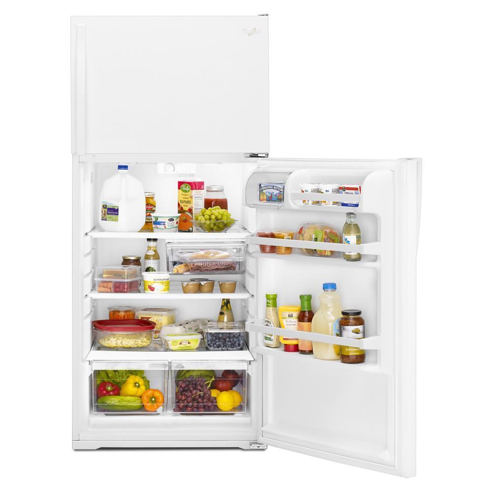 WHIRLPOOL WRT314TFDW Whirlpool 28"" Wide Top-freezer Refrigerator With Optional Icemaker