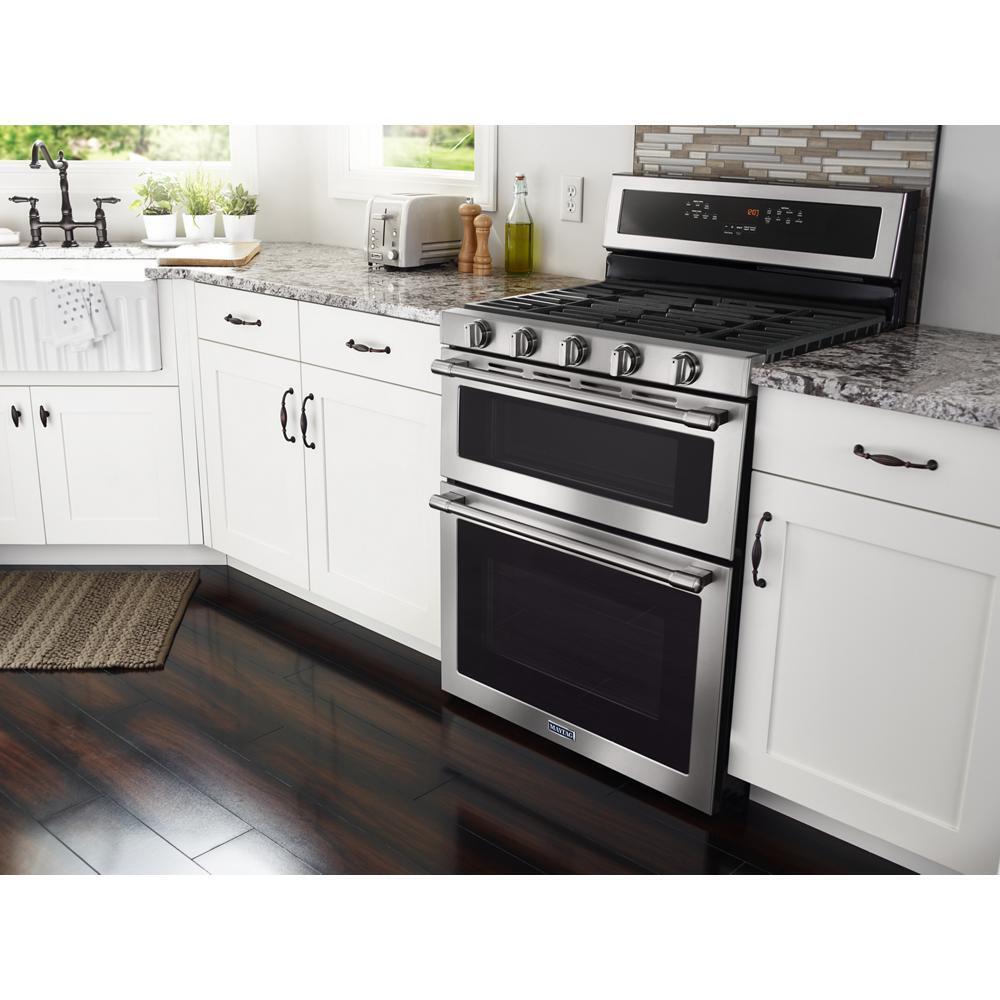 MAYTAG MGT8800FZ Maytag 30-inch Wide Double Oven Gas Range With True Convection -...