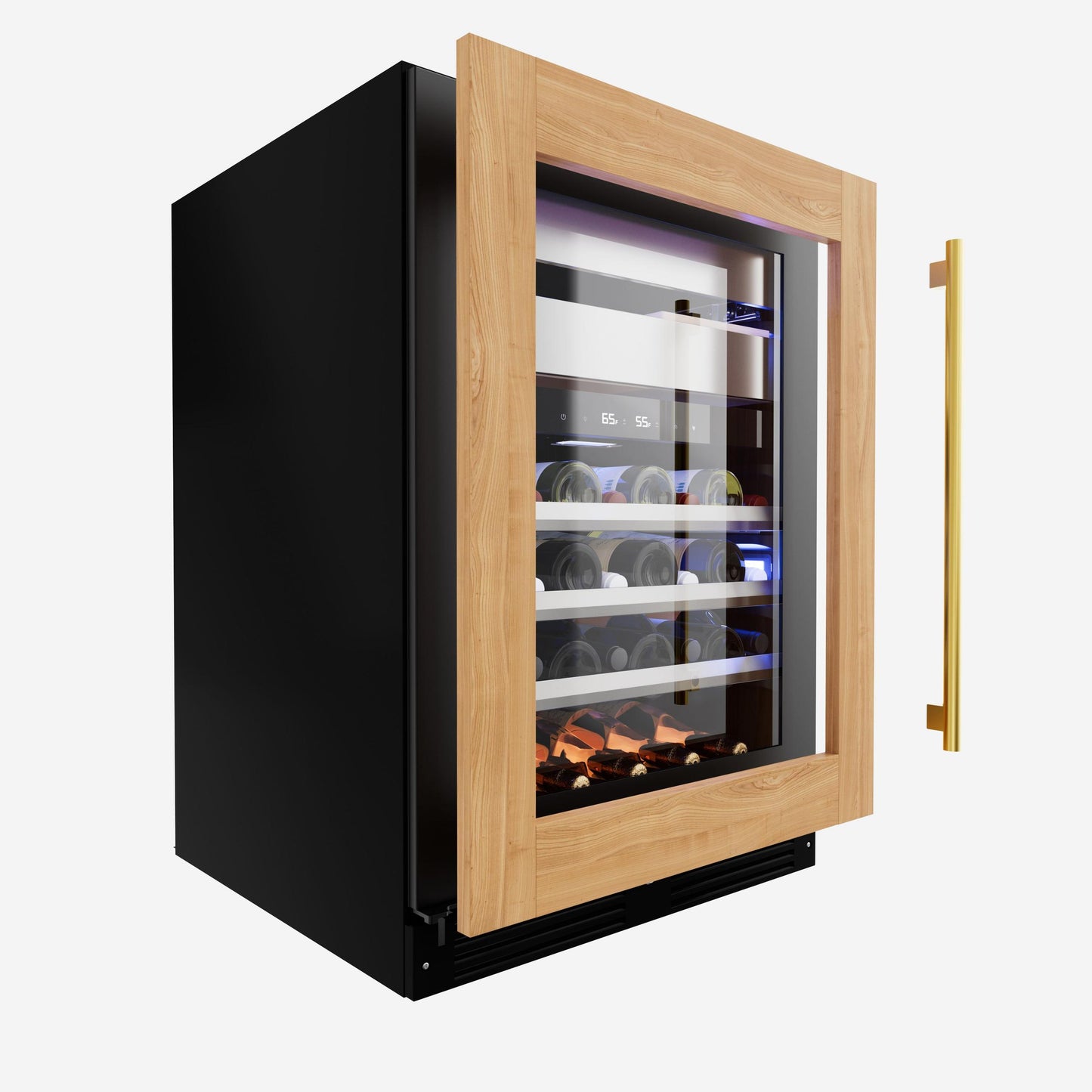 XO APPLIANCE XOU24WWGOL XO Appliance Wine and Weed 24"" Overlay Frame Glass Lh