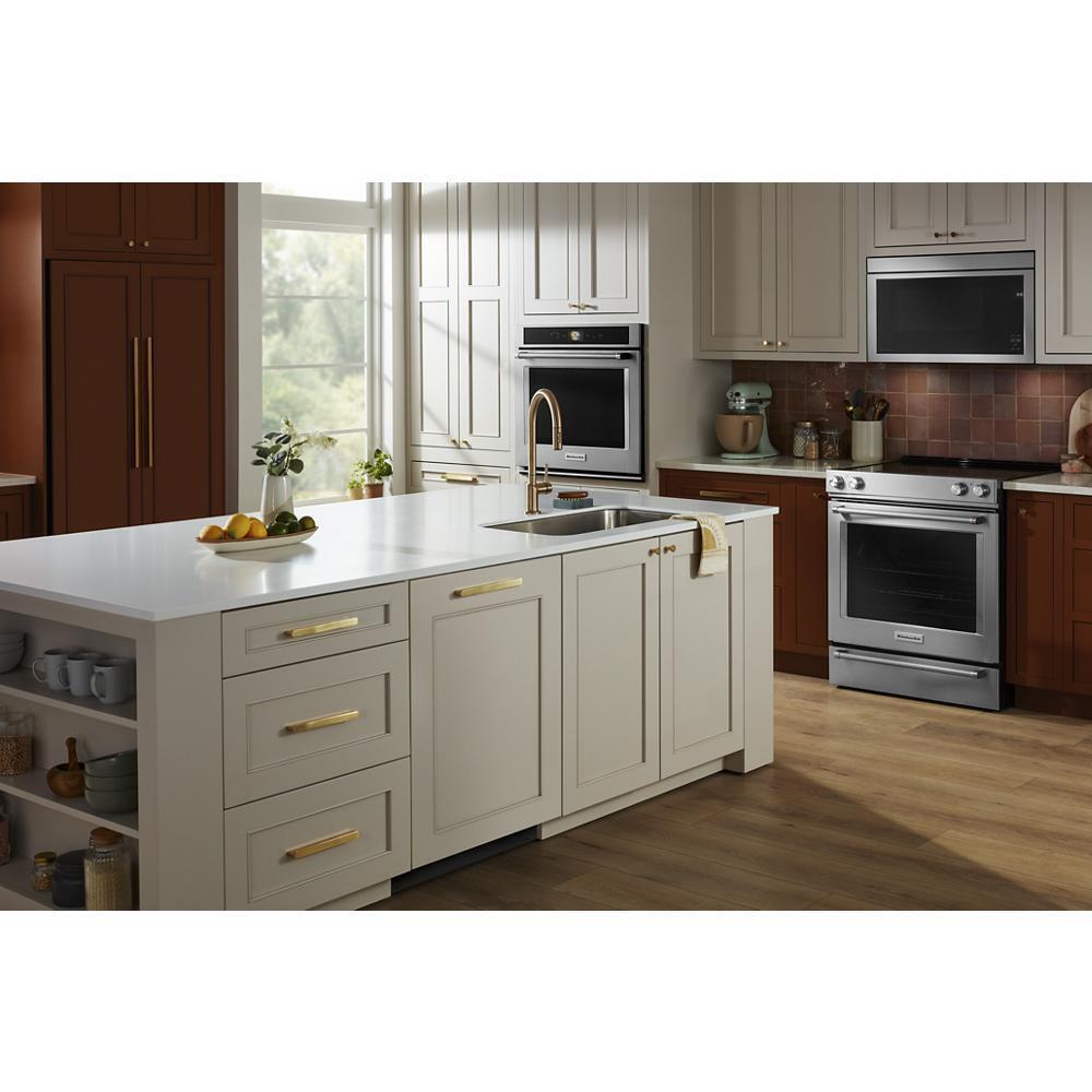 KITCHENAID KDTF324PPA 44 Dba Panel-ready Two-rack Flush Dishwasher With Door-open Dry System