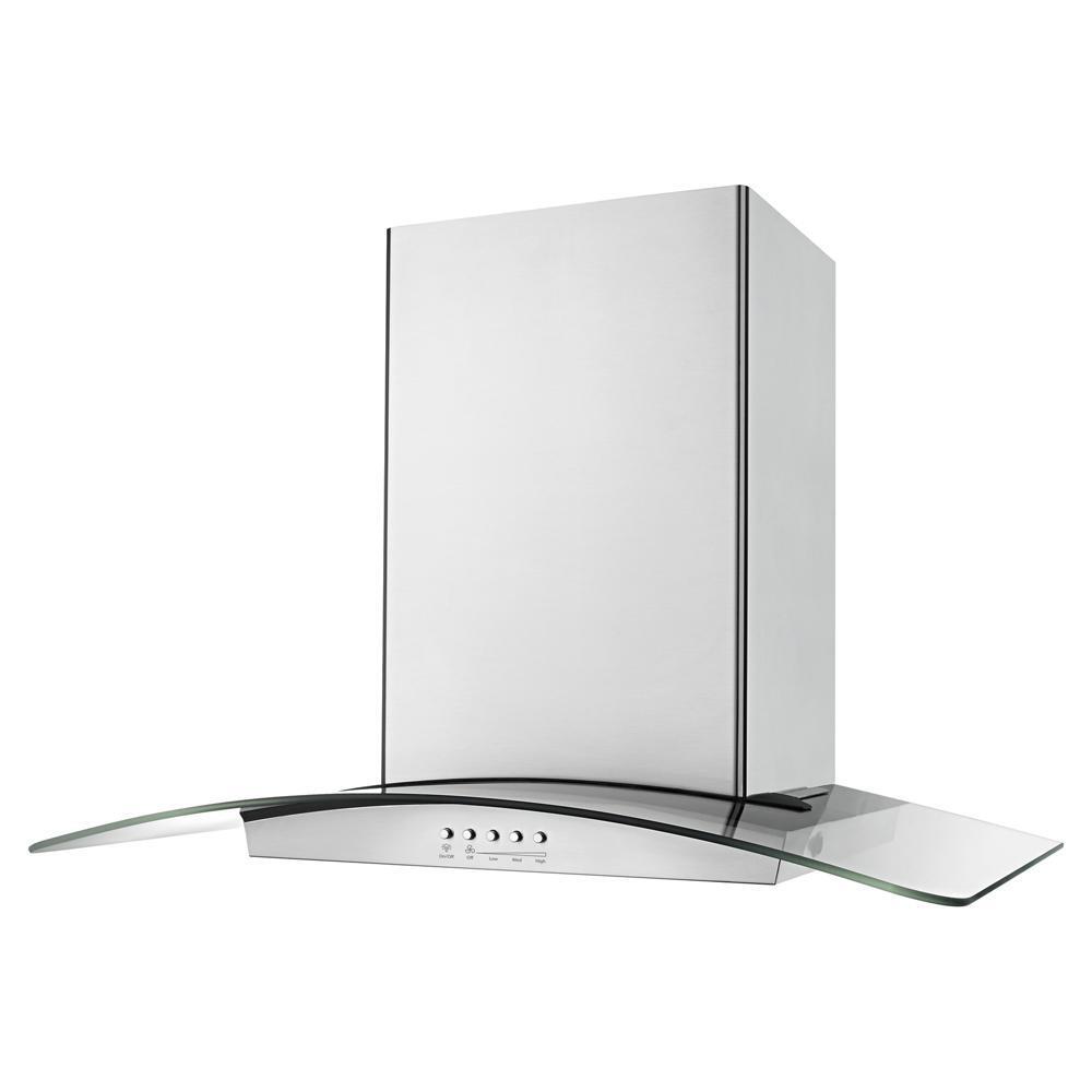 WHIRLPOOL WVW75UC0DS Stainless Steel Whirlpool 30 Inch Convertible Glass Kitchen VENT...