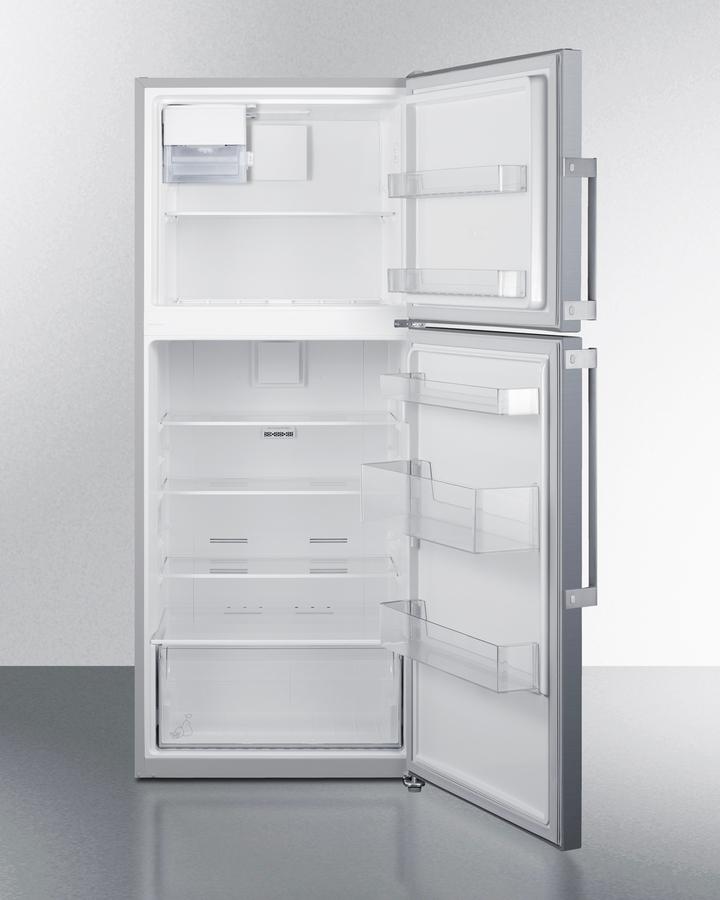SUMMIT FF1514SSIM Summit 28"" Wide Top Mount Refrigerator-freezer With Icemaker