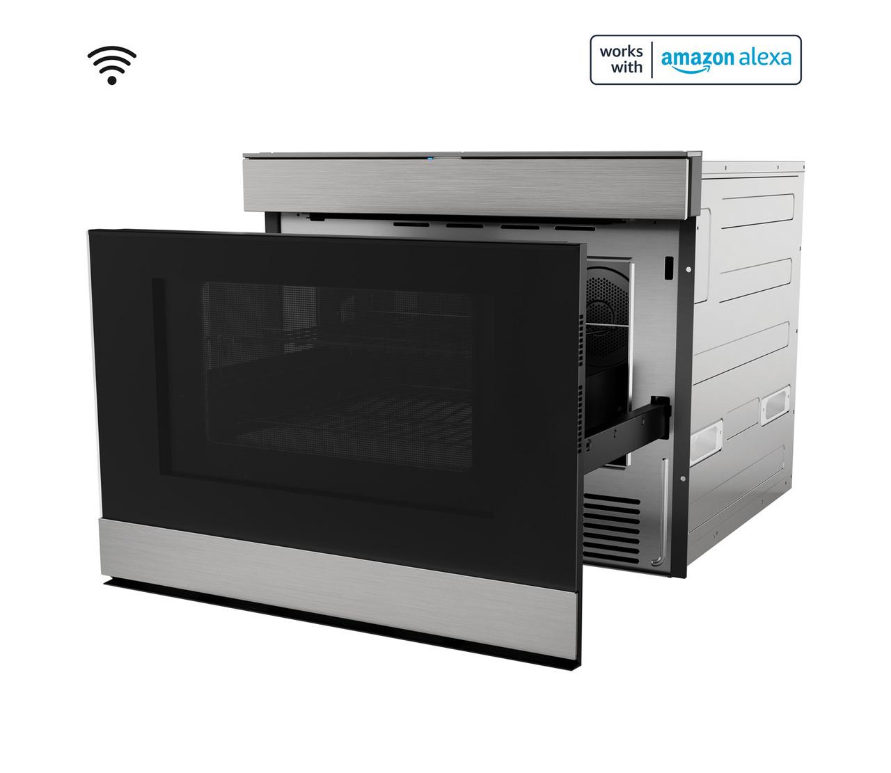 SHARP SMD2499FS Sharp 24"" Built-in Smart Convection Microwave Drawer Oven
