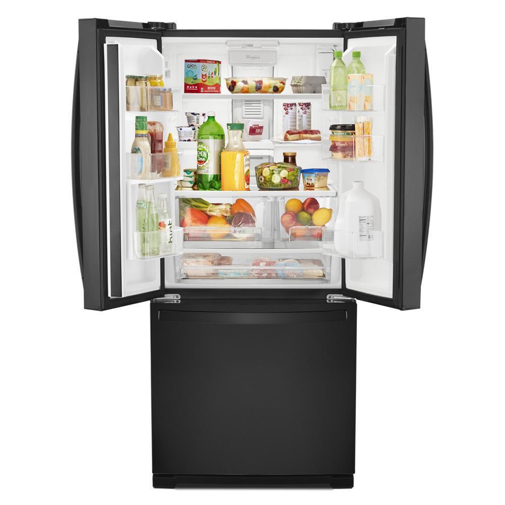 WHIRLPOOL WRF560SEHB Whirlpool 30-inch Wide French Door Refrigerator - 20 Cu. Ft.