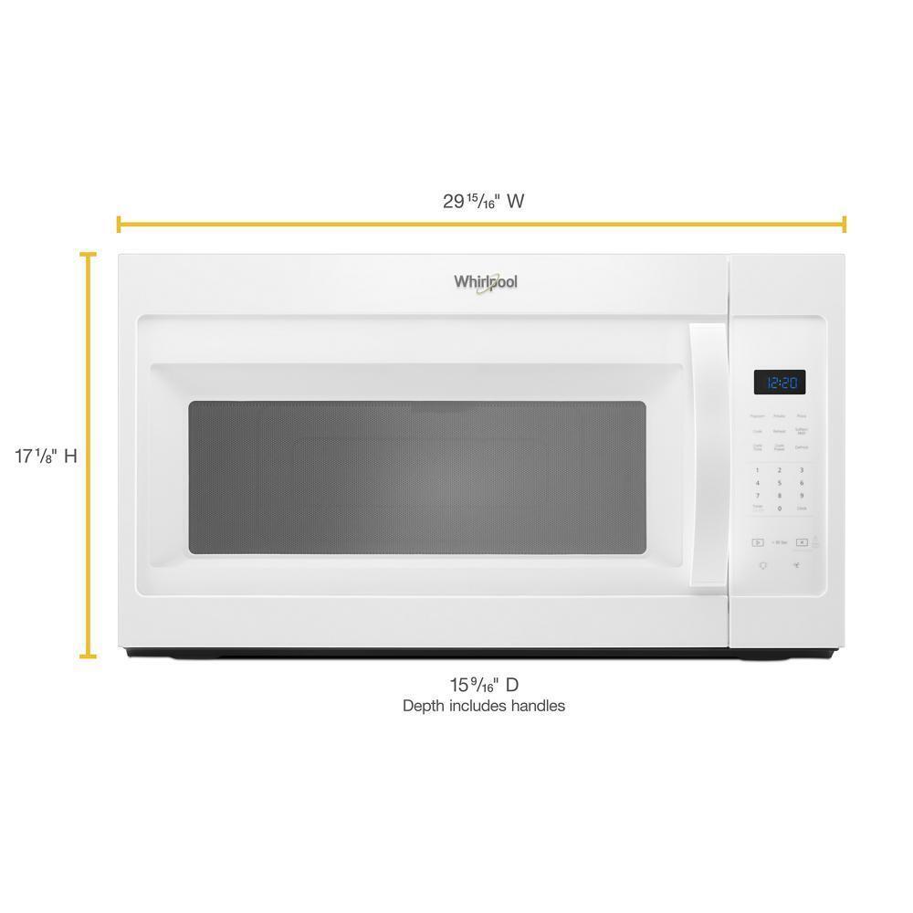 WHIRLPOOL WMH31017HW Whirlpool 1.7 Cu. Ft. Microwave Hood Combination With ELECTRONIC...