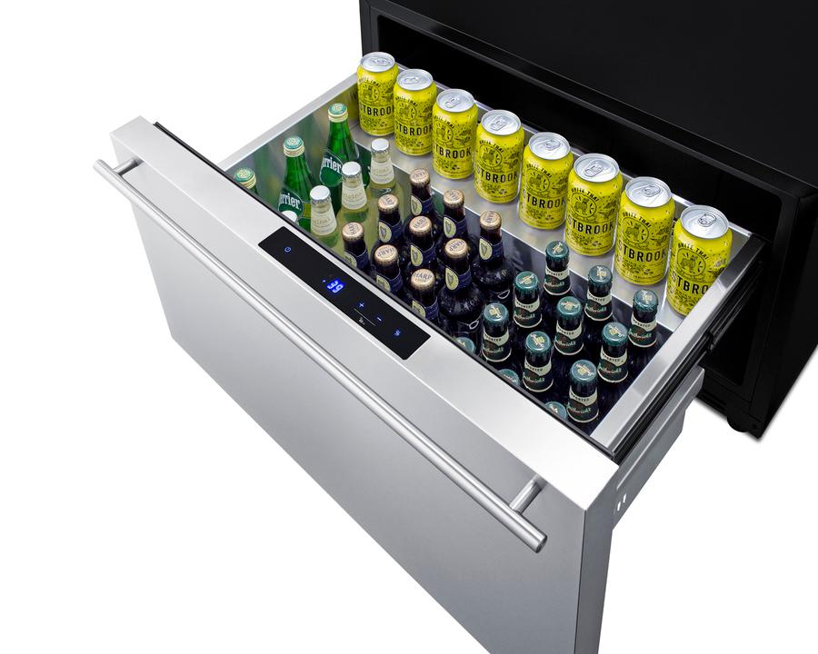 SUMMIT SDR301OS Summit 30"" Wide Built-in Outdoor Drawer Refrigerator