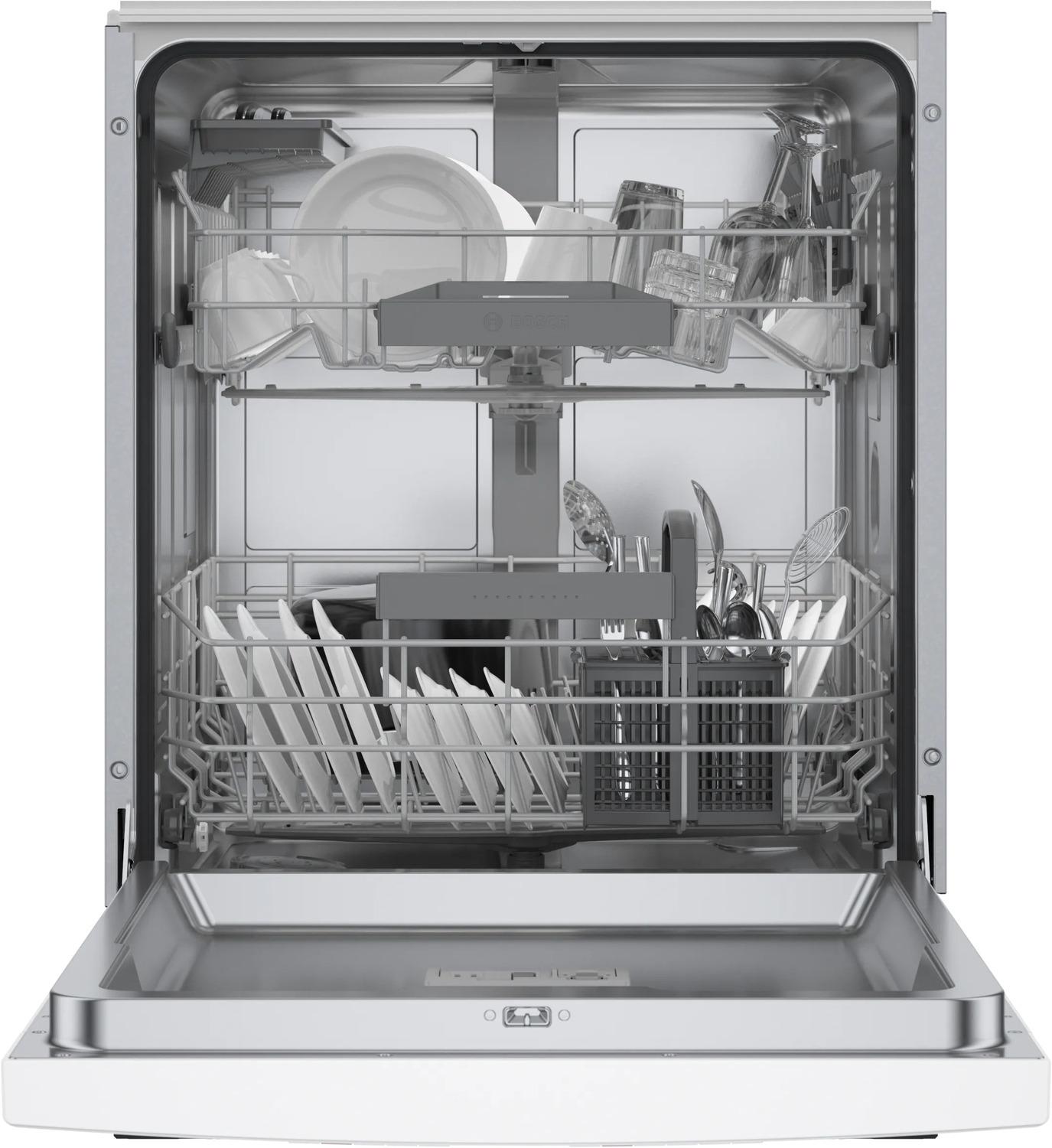 BOSCH SGE53C52UC Bosch 300 Series Dishwasher 24"" White