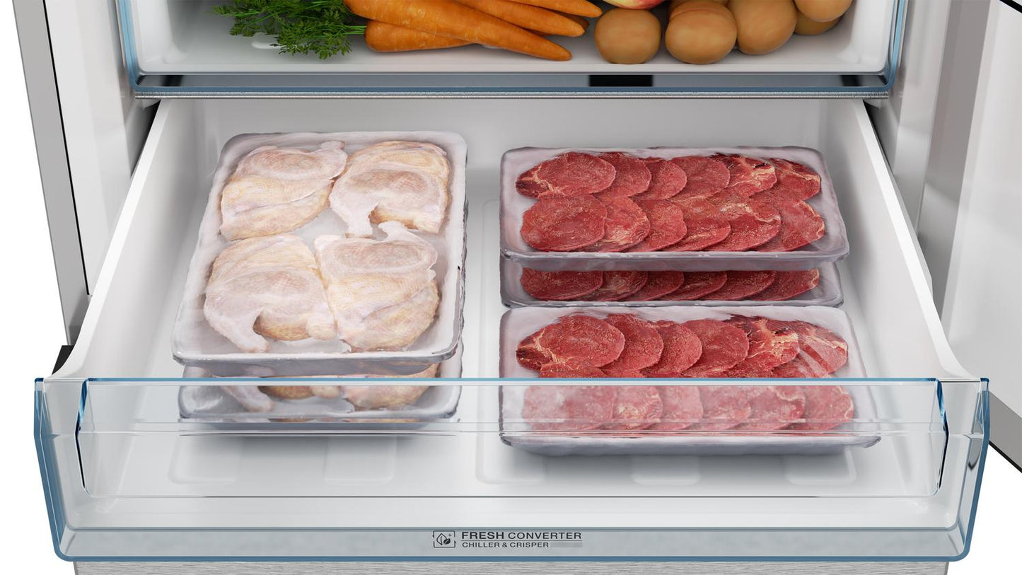 SHARP SJB1255GS Sharp 24 In. Bottom-freezer Counter-depth Refrigerator