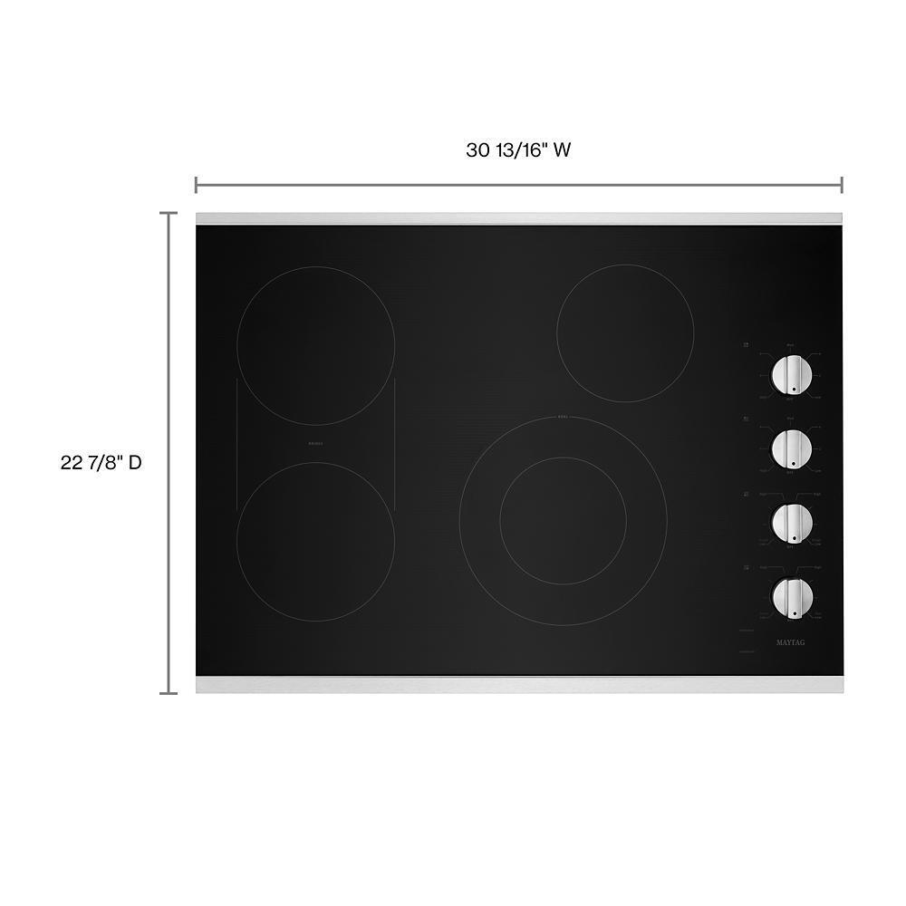 MAYTAG MEC8830HS Maytag 30-inch Electric Cooktop With Reversible Grill and Griddle