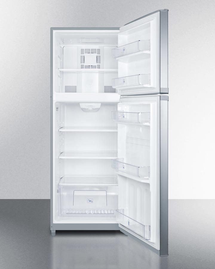 SUMMIT FF1427SS Counter Depth Frost-free Refrigerator-freezer With A 26"" Footprint ...
