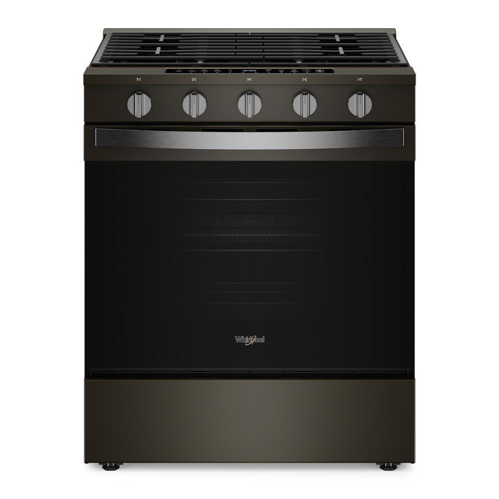 WHIRLPOOL WSGS7530RV 30-inch Smart Slide In Gas Range With Air Cooking Technology, No PR...