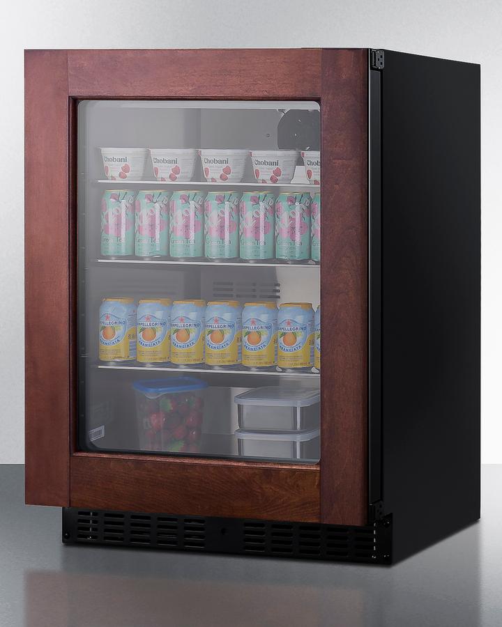 SUMMIT ASDG2411PNR 24"" Wide Built-in Beverage Center, Ada Compliant (panel Not Included)