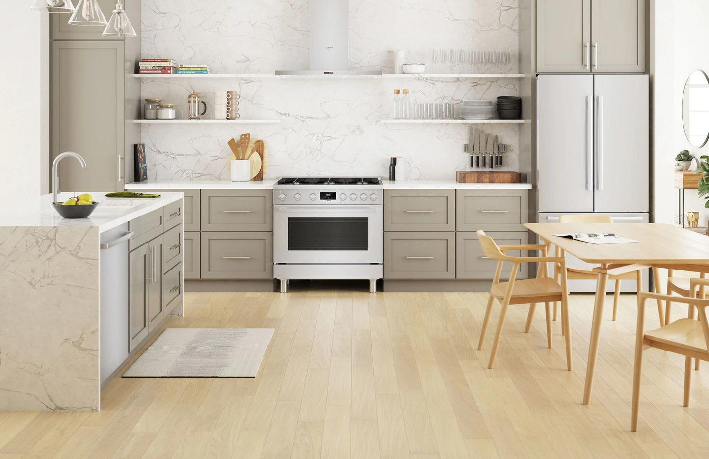 BOSCH HGS8655UC 800 Series Gas Freestanding Range 36'' Stainless Steel Hgs8655uc