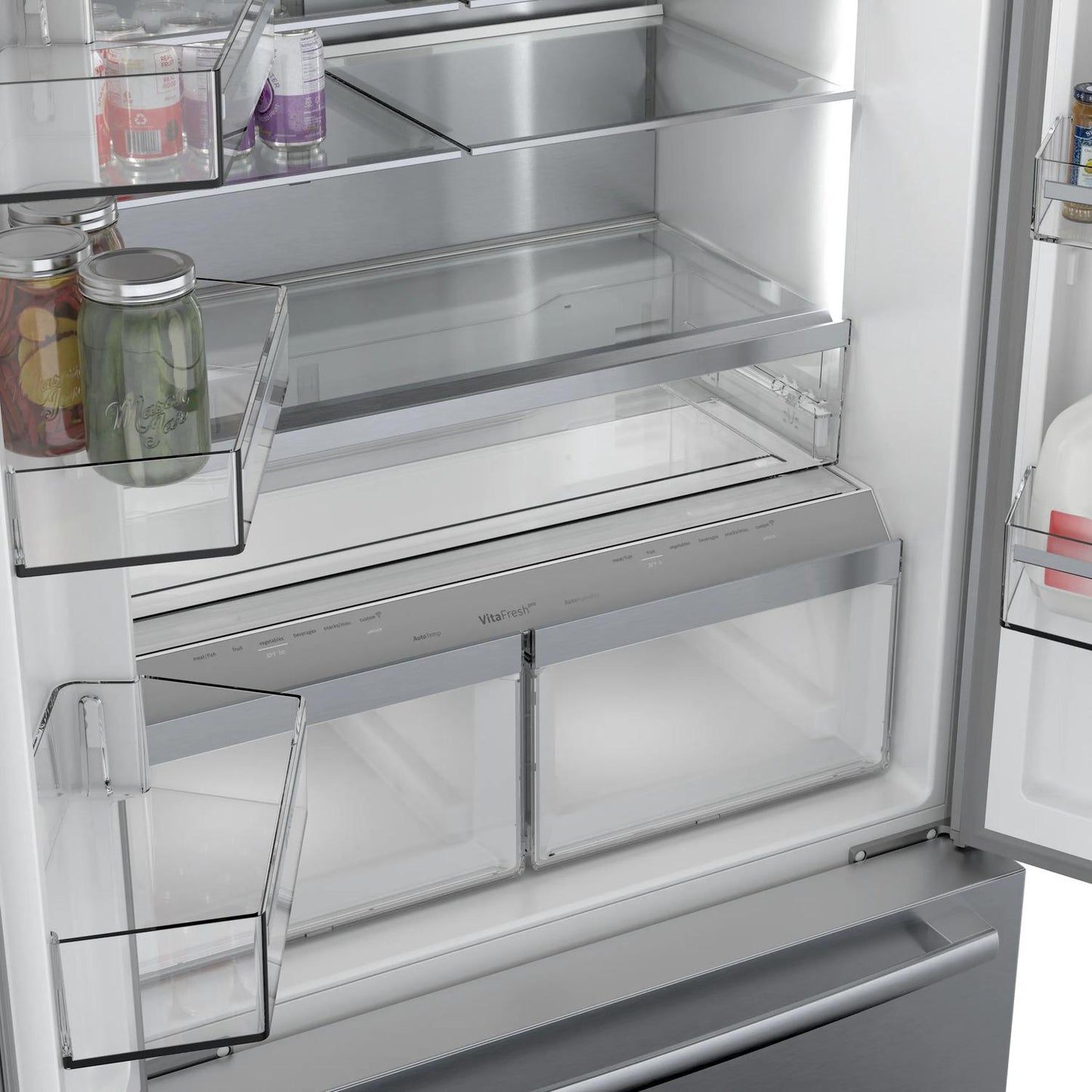 BOSCH B36CT80SNS Bosch French Door Bottom Mount Inox-easyclean
