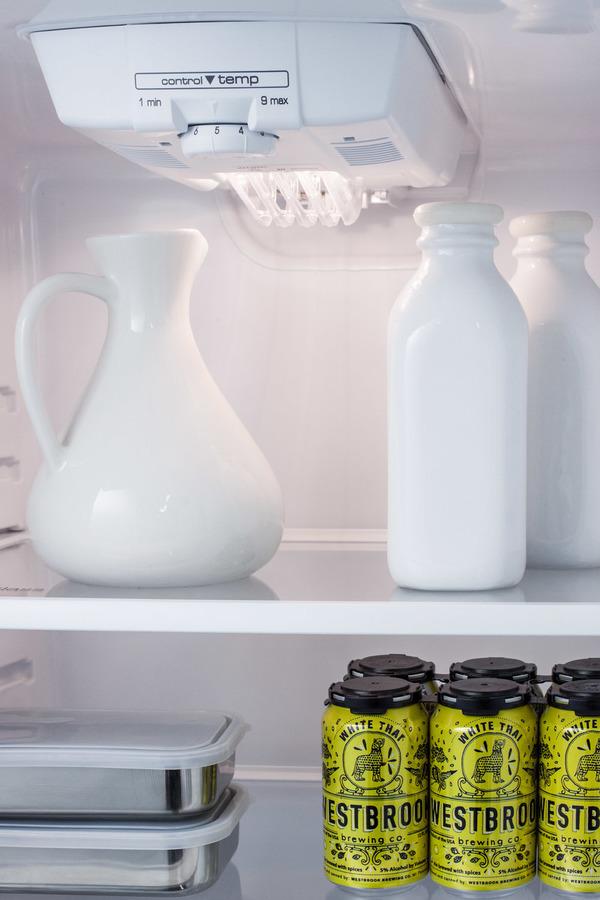 SUMMIT FF1427SSIM Counter Depth Frost-free Refrigerator-freezer With A 26"" Footprint, ...
