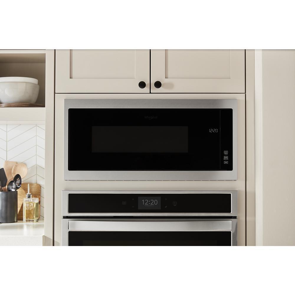 WHIRLPOOL WMT50011KS 1.1 Cu. Ft. Built-in Microwave With Slim Trim Kit - 14"" Height