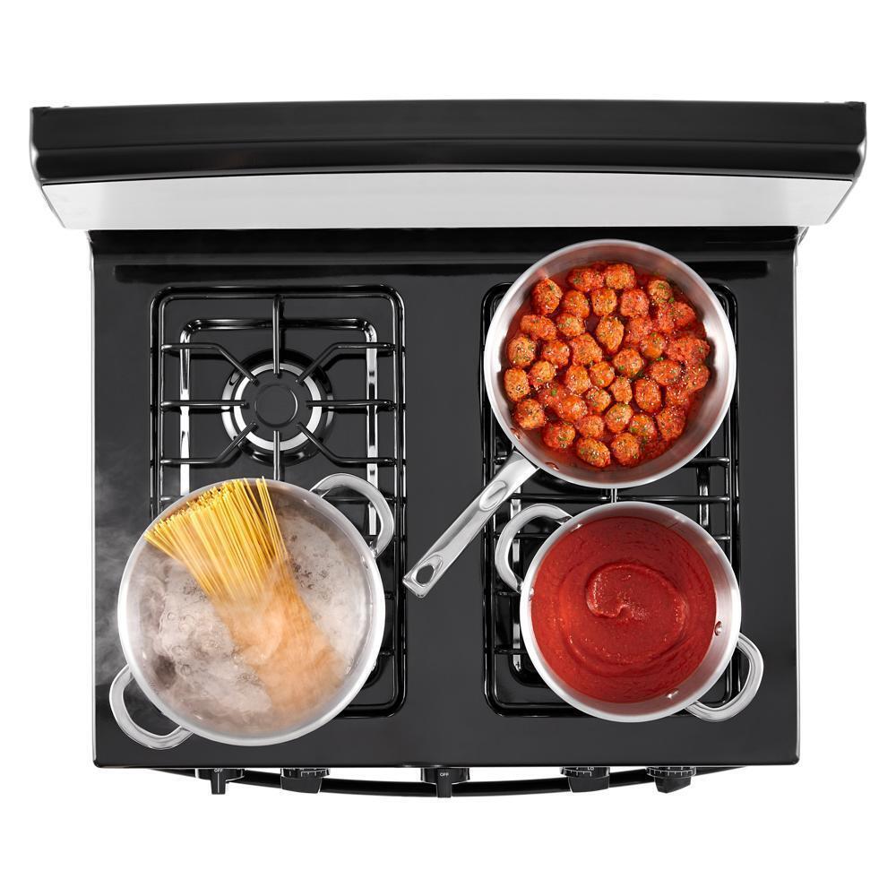AMANA AGR4203MNB Amana 30-inch Gas Range With Easy-clean Glass Door